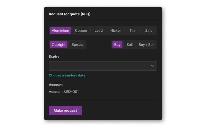 Neon Metals - Custom-Pricing-Panel